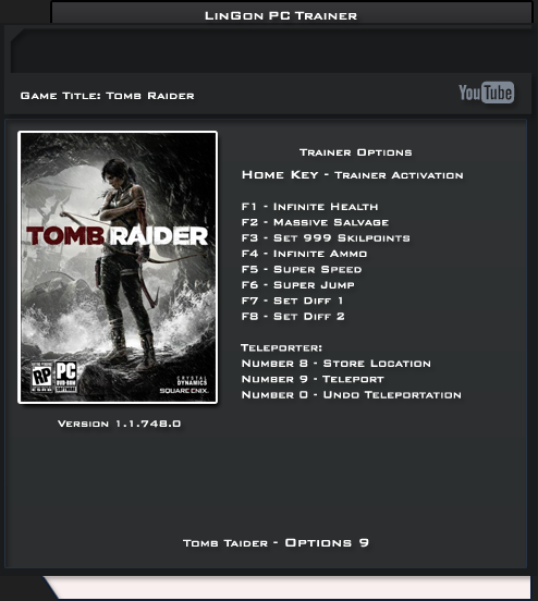 tomb raider congratulations you have successfully installed downloadable content fix